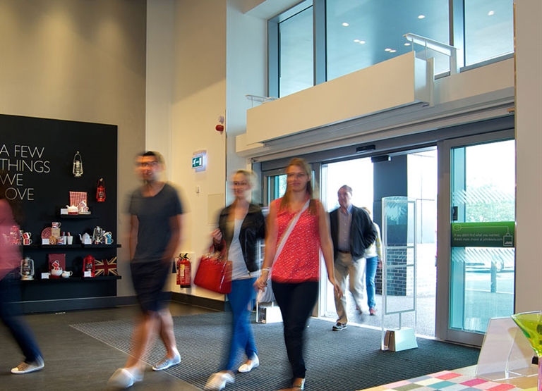 Air curtains for shops