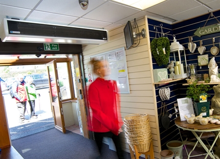 JS Air Curtains are blooming at Cannon Hall Garden Centre