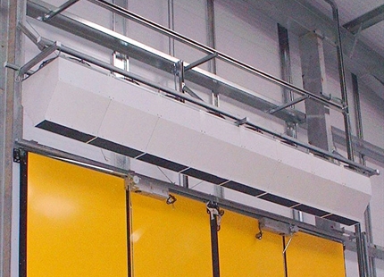 Why air curtains are the smarter choice for industrial warehouses