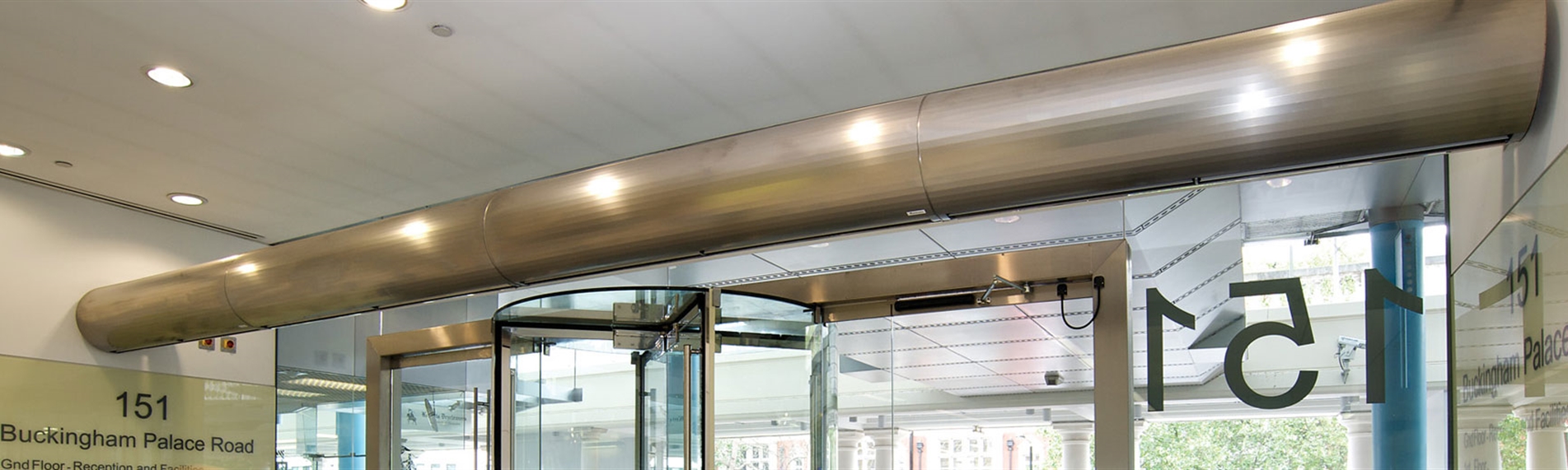 JS Air Curtains goes to great lengths at 151 Buckingham Palace Road