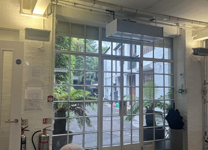 Holmes Production frames a TOP-tier entrance with JS Air Curtains