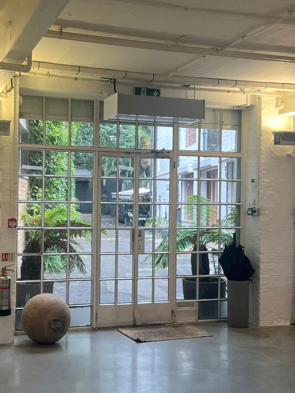 TOP air curtain at Holmes Production TOP air curtain at Holmes Production