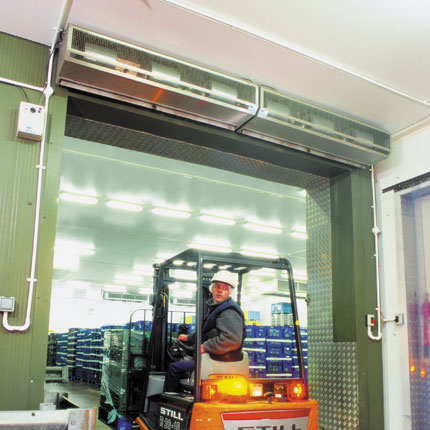 Air curtains at Natures Way Foods, Chichester