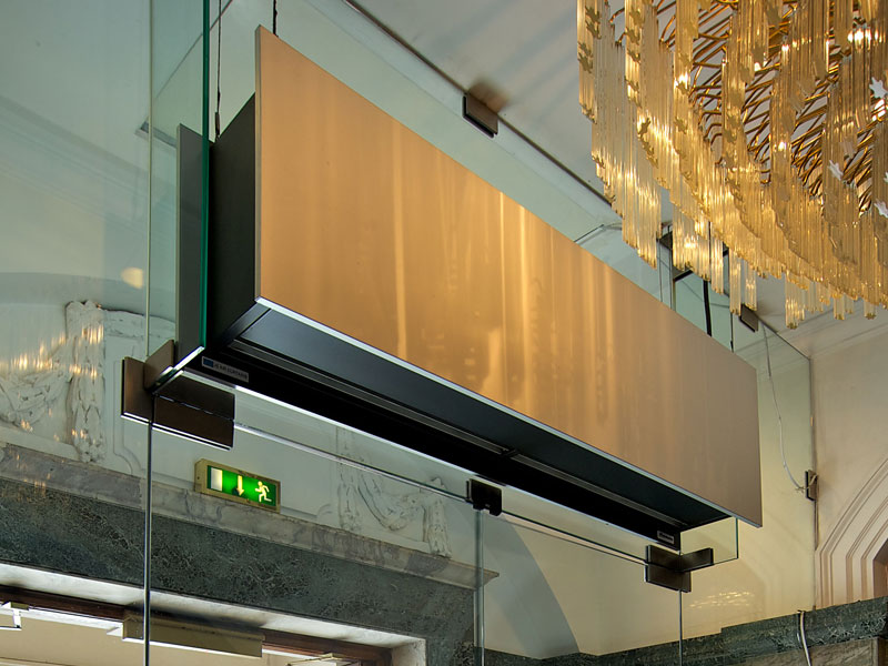 Zen air curtain at Town Hall Hotel, London