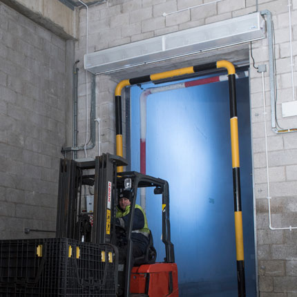 Air curtains at Norish Food Care, Wrexham