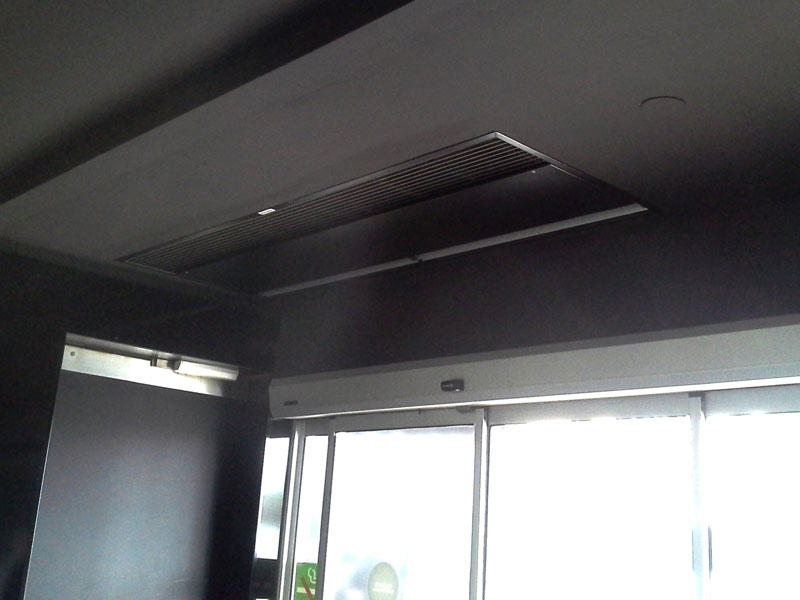 Windbox Suspended Ceiling air curtain at Gran Casino, Barcelona