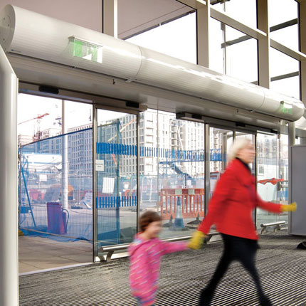 Air curtains at Stratford and Ebsfleet Stations