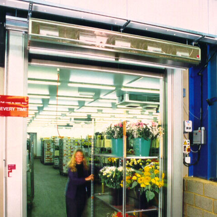 Air curtain at Zwetsloots The Flower People, 